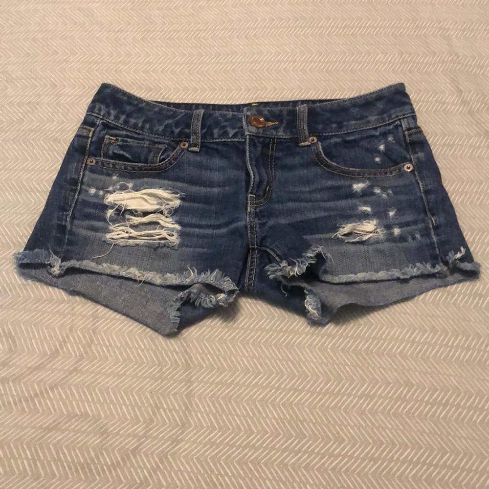 American Eagle distressed shorts